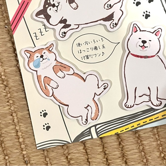 π·οΈ kawaii sleepy dog sticky note set - Picture 3 of 12